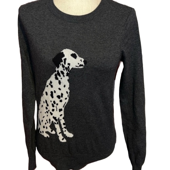 NWOT Wool Blend Dalmatian Dog Joe Fresh Sweater SP - Picture 1 of 9